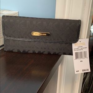 Michael Kors black logo wallet